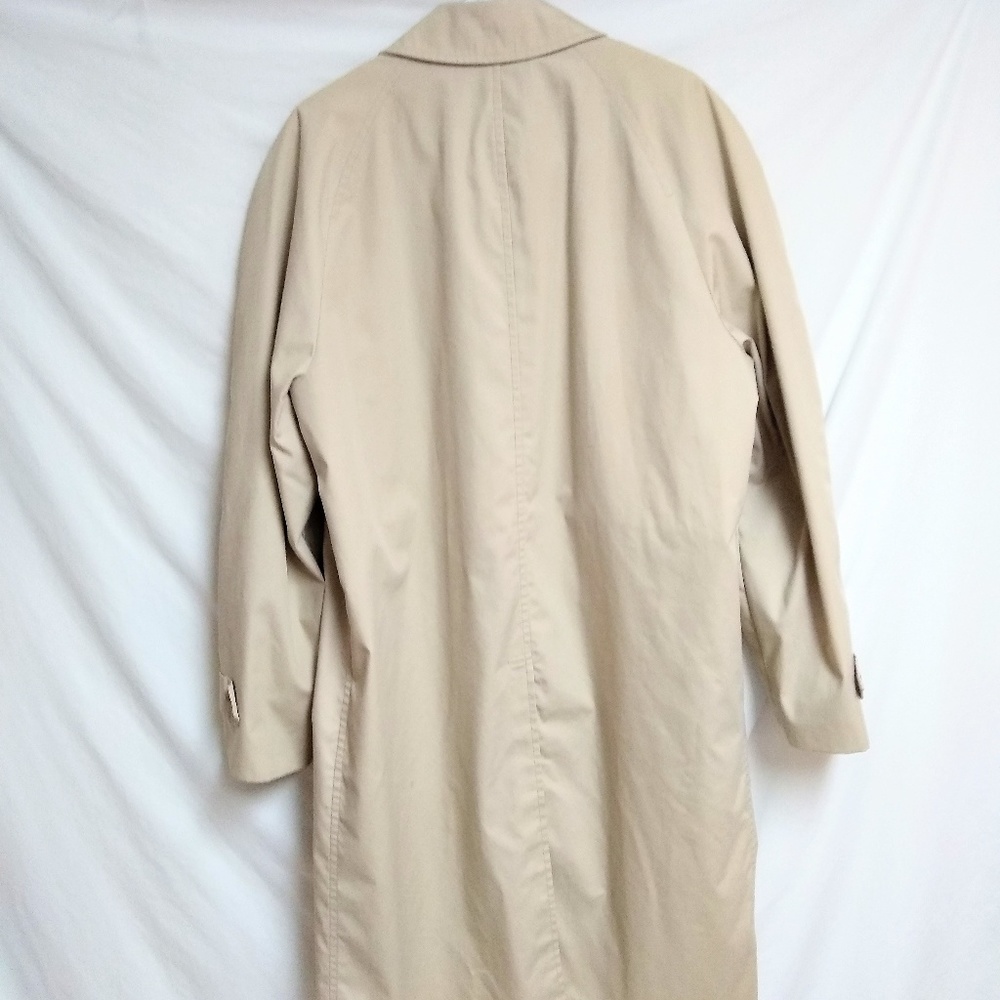 Trench Coat Men's London Fog Size 42 Long Classic - Picture 12 of 15